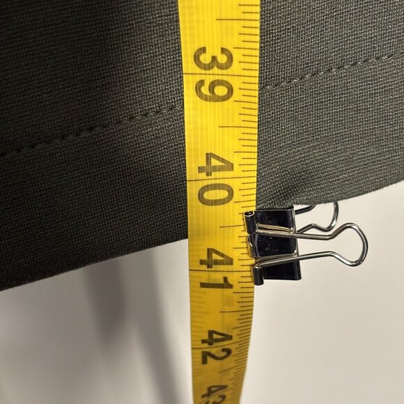 W By Worth Sleeveless Colorblock Shift Dress With Leather Pocket Detail - Picture 10 of 12